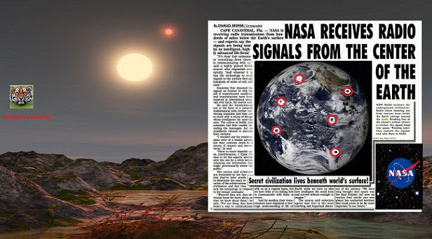 NASA Receives Radio Signals from the Center of the  Earth - A Secret Alien Civilization Lives Beneath World's Surface 