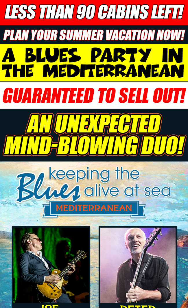 Sail the Mediterranean with Joe and friends this fall - get your room now!