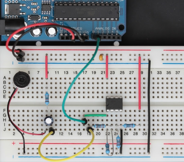 Diseño Electrónico: Amplificador para de Microfono (Sonido) para Arduino