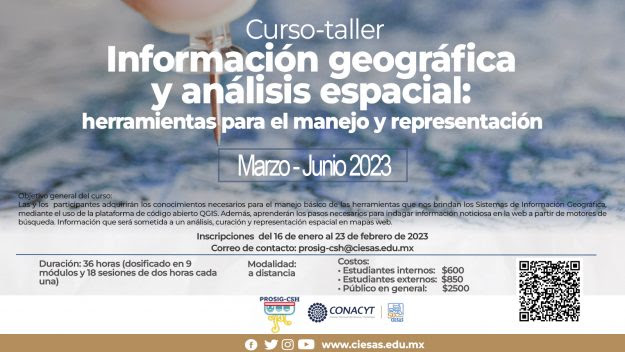 Curso-taller Información geográfica y análisis espacial