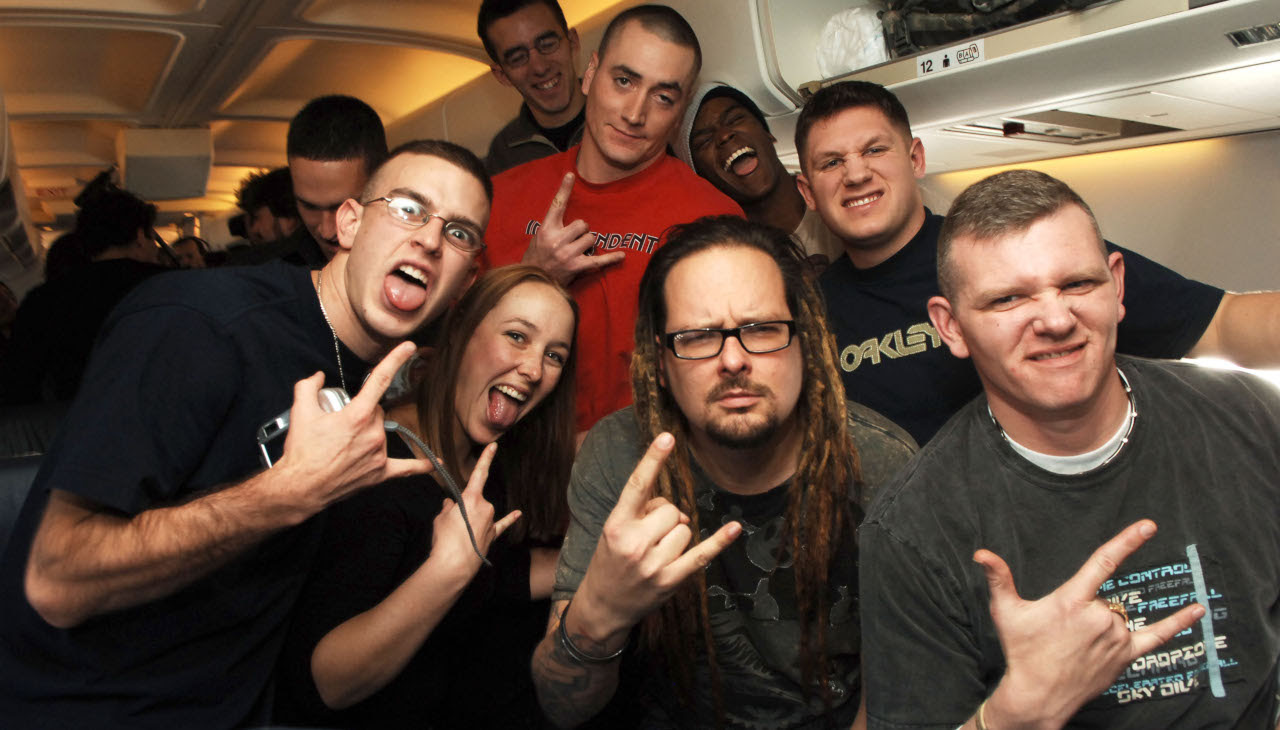 That time Korn played a gig on a plane because nu metal was wild