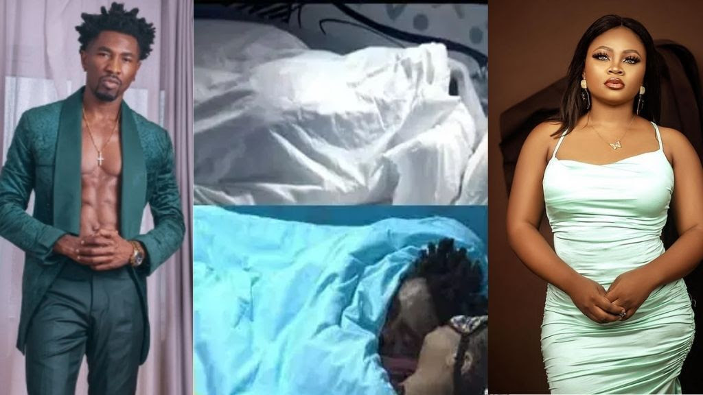 #BBNaija: Nigerians react to videos of Tega and Boma making out