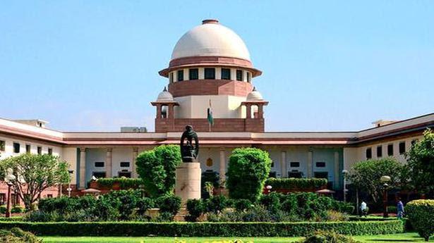  A view of the Supreme Court of India. File 