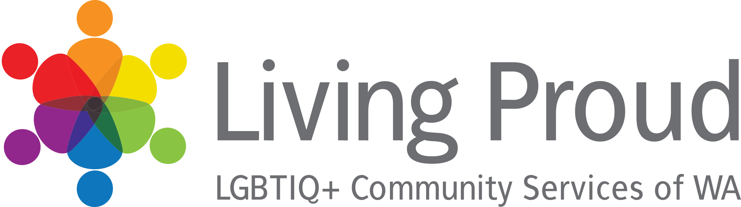 Living Proud LGBTIQ+ Community Services of WA's logo