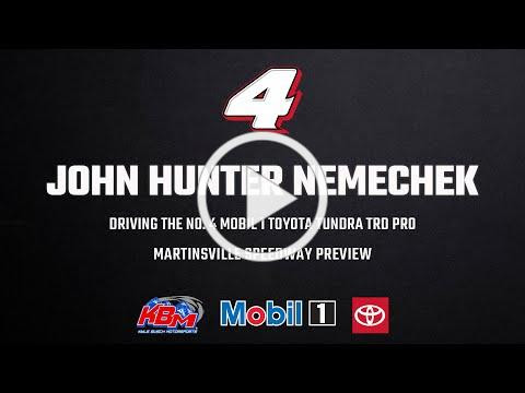 John Hunter Nemechek | Martinsville Speedway Preview