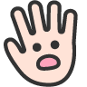 手