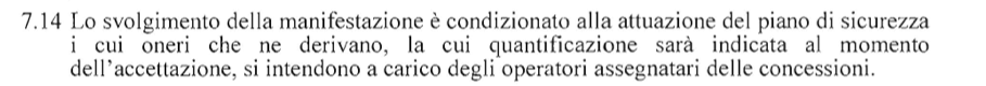 bando piazza navona- clausola pagamento piano sicurezza