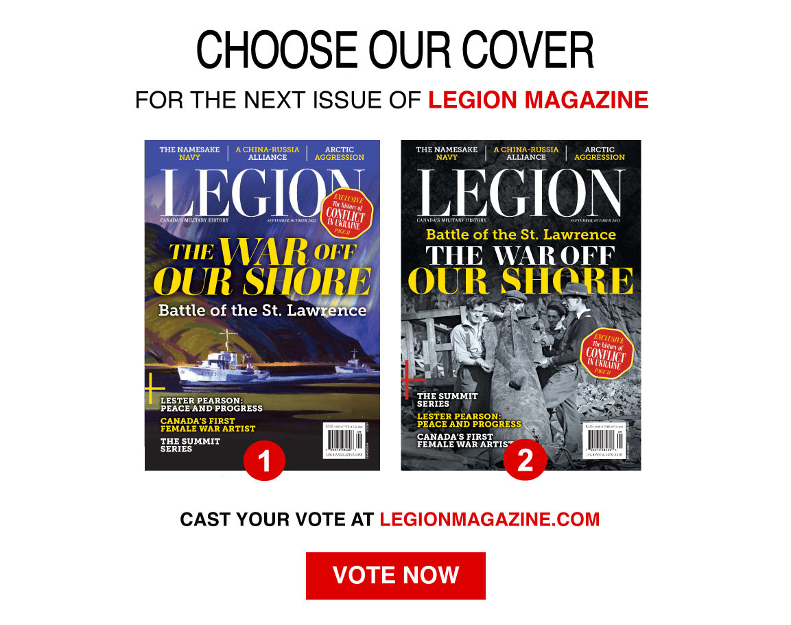 Choose our cover for the Sep/Oct issue of Legion Magazine!
