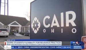 Ohio TV stations feature Hamas-linked CAIR crowing about new law giving students days off for religious holidays