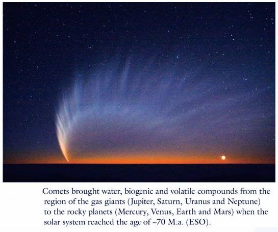 Comets Gifts for Earth