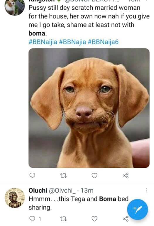 #BBNaija: Shameful for a married woman - Nigerians react to clip of Boma and Tega under the duvet during lights out (video)