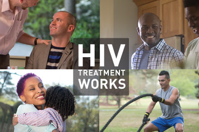 HIV Treatment Works collage