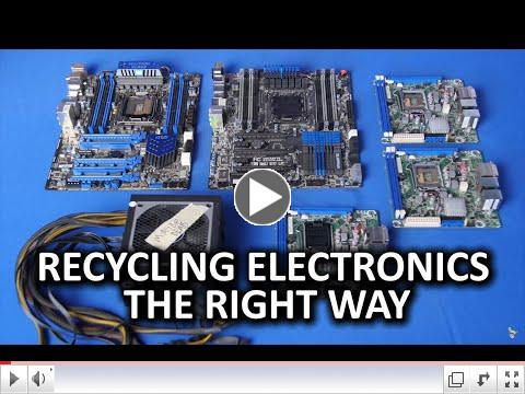 Why Recycle Electronics The Right Way