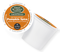 Pumpkin Spice Keurig Kcup coffee