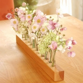 wood vase for wedding romantic - 2 -