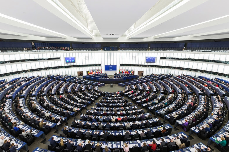 Une session plénière du Parlement européen à Strasbourg en 2014 - Crédits : David Iliff / Wikimedia Commons CC BY-SA 3.0