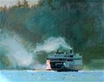 Blue Green Smoke Ferry - Posted on Sunday, April 5, 2015 by Gretchen Hancock