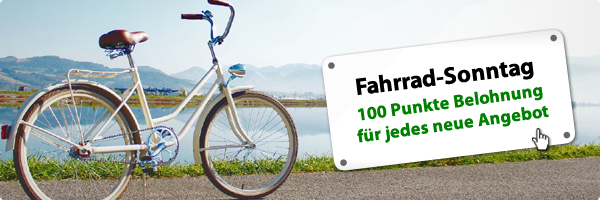 Exsila Blog 🚲 FahrradSonntag 100 Punkte Belohnung für