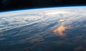La capa de ozono vista desde el espacio.