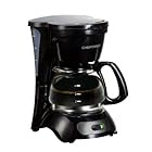 Coffee Maker - Chefman 4 Cup Switch Coffee Machine with Non-stick Keep Hot Warming Plate