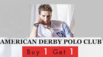Buy 1 American Derby Polo Club Men's Clothing & Get 1 Free @ jabong