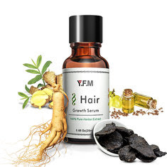 Y.F.M® Pure Herbal Fast Hair Crescimento Soro Essence 20ml