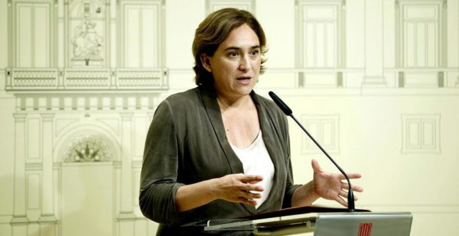 La alcaldesa de Barcelona, Ada Colau. EFE