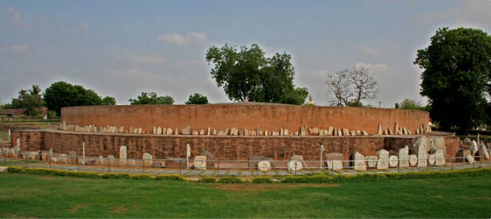 A rich trove of Buddhist artifacts has been recovered from Amaravati Stupa in Andhra Pradesh, which has been dated to the rule of the Mauryan emperor Ashoka (r. c. 268–c. 232 BCE). From templeadvisor.com