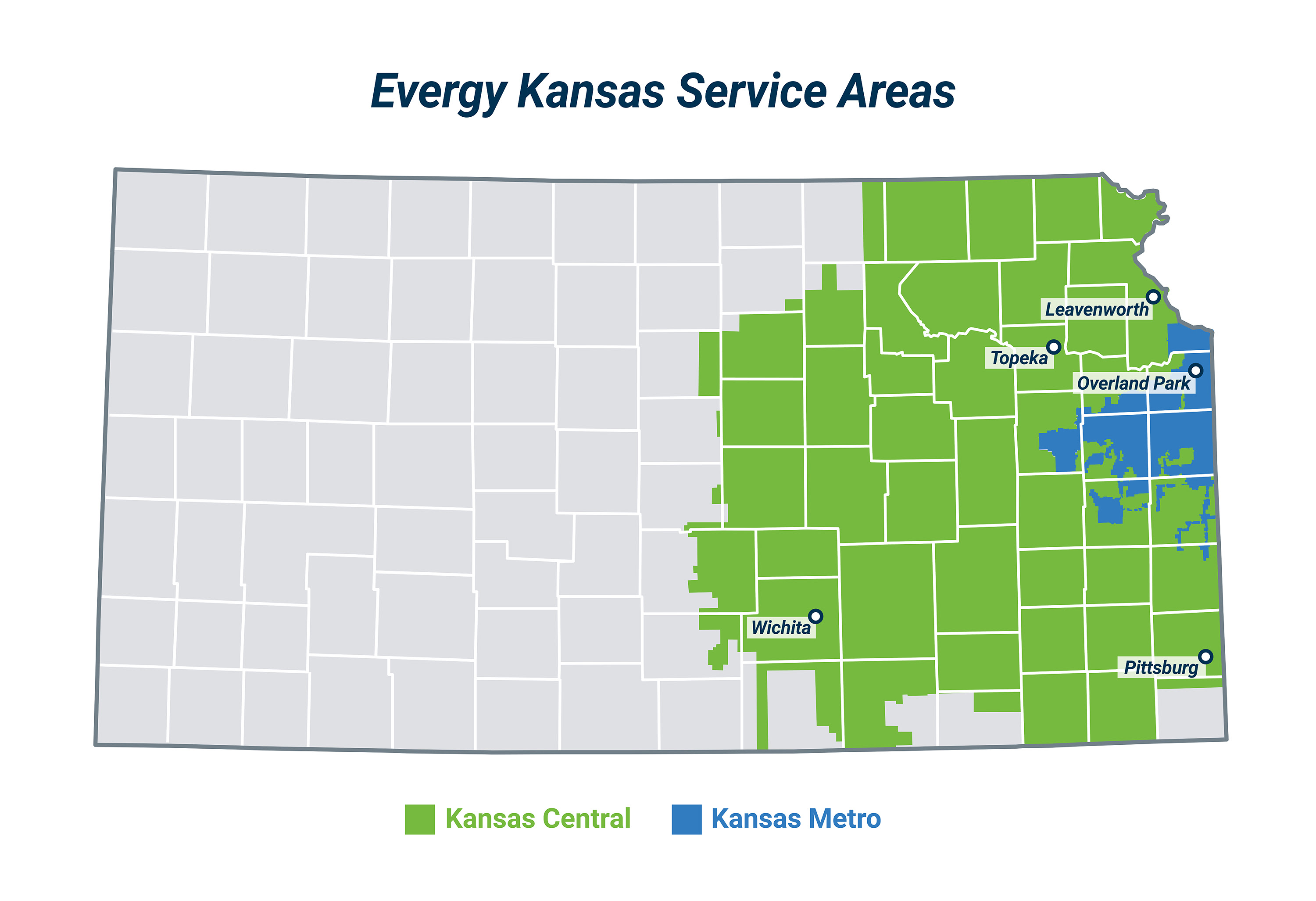 Evergy Kansas Service Areas