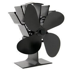 IPRee® 4 Blades Fireplace Fan Thermal Heat Power Stove Fan