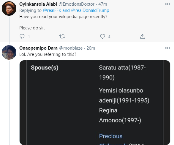 Nigerians react to FFK referring to US president-elect Kamala Harris as