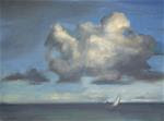 Sailboat Under Cloud - Posted on Thursday, December 4, 2014 by Angela Ooghe