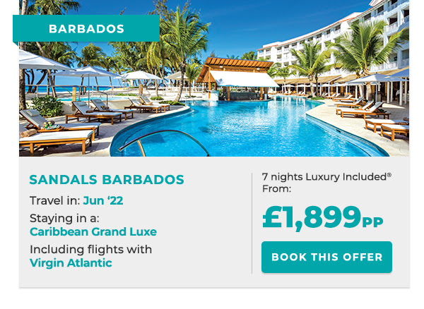 SANDALSS BARBADOS | BOOK THIS OFFER