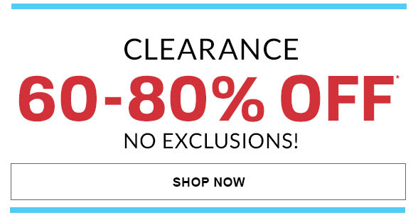 60%-80% Off All Clearance