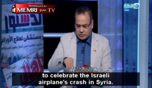Egypt: Muslim TV host hands out chocolates to celebrate downing of Israeli F-16