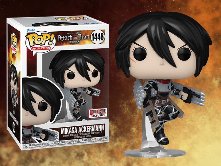 Pop! Attack on Titan: Final Season - Mikasa Ackerman (Metallic Ver.) BBTS Exclusive