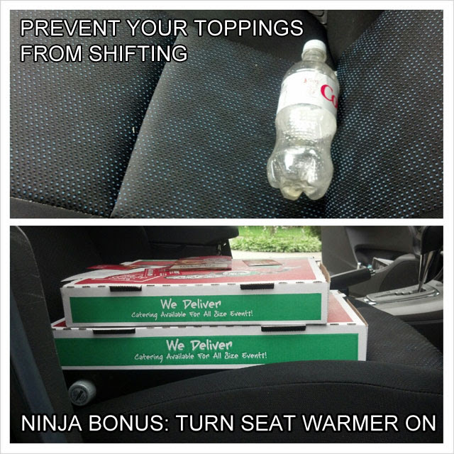 prevent-pizza-toppings-from-shifting-while-driving-life-hack
