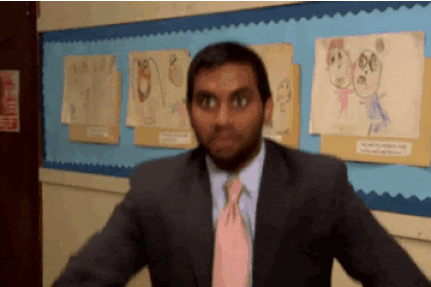 Tom from Parks and Rec making it rain