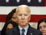 Democratic presidential candidate and former Vice President Joe Biden waits to deliver his speech during a campaign event in Columbus, Ohio. Tuesday, March 10, 2020. (AP Photo/Paul Vernon)