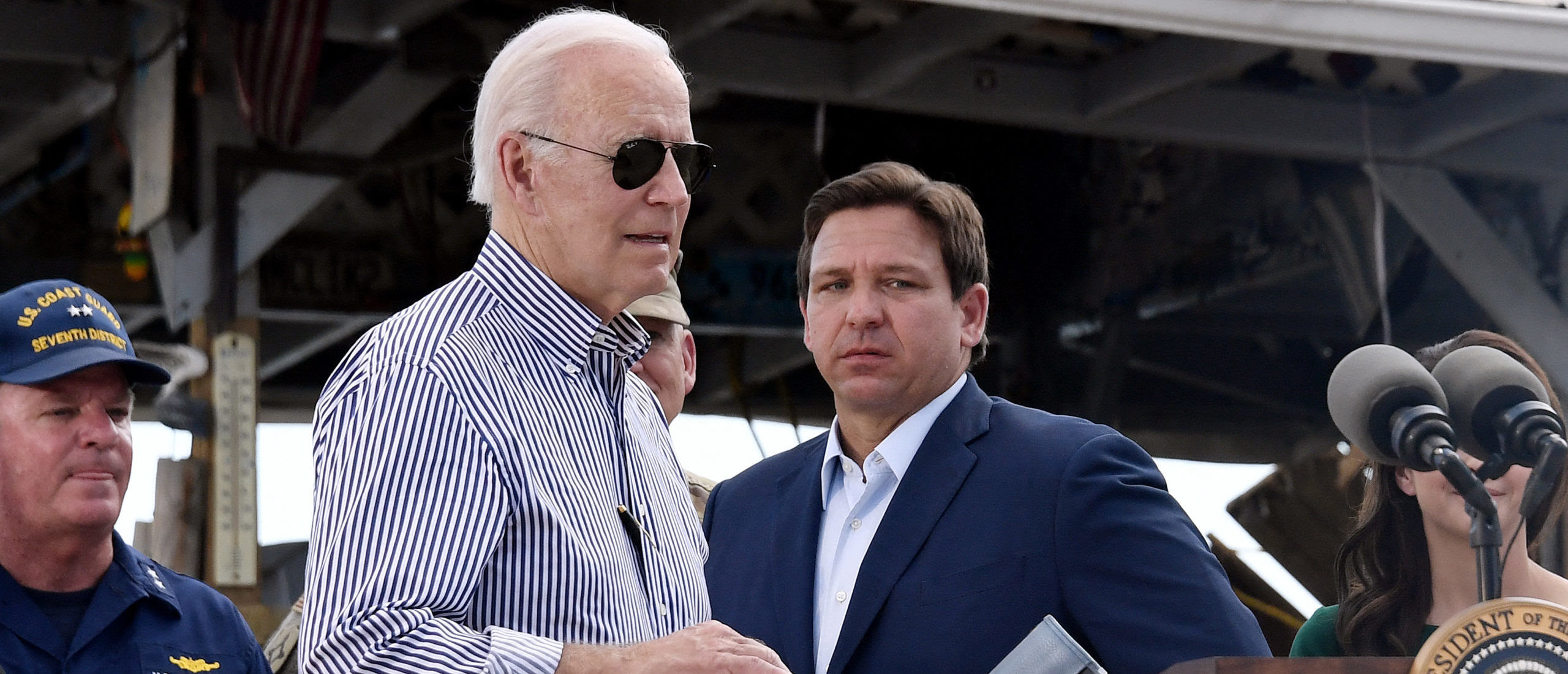 Biden Praises DeSantis In Florida While Surveying Hurricane Ian Destruction