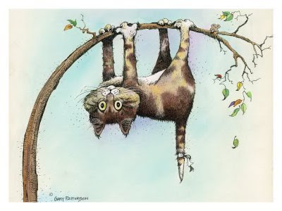 Cat-Hanging-Upside-Down-Tree