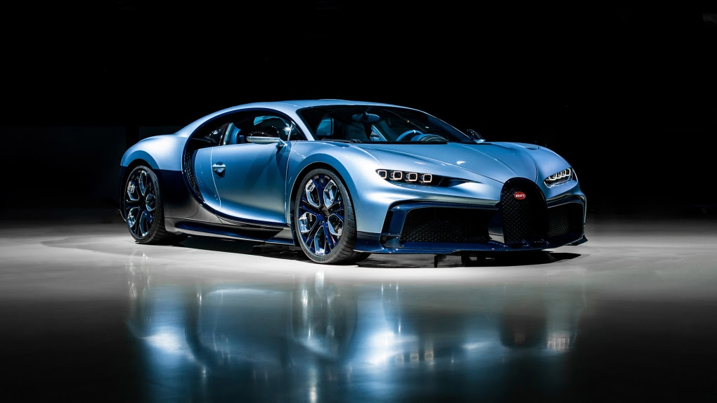 Bugatti will sell its very last purely gas-powered supercar at a Paris auction on February 1, 2023. The one-of-a-kind model is expected to sell for millions of dollars. (Bugatti Rimac/CNN)