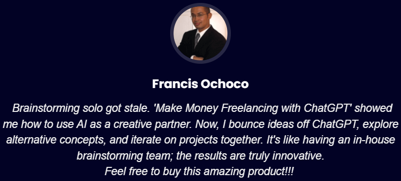 Make Money Freelancing with ChatGPT PLR Review - Sell & Keep 100% Profits - Make Money Freelancing with ChatGPT PLR OTO 11 ByOEKdA