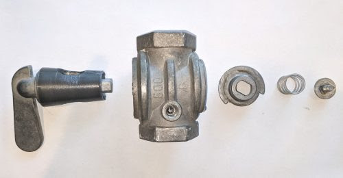 Lube valve exploded view