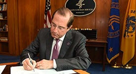 HHS Secretary Azar signs public health emergency declaration