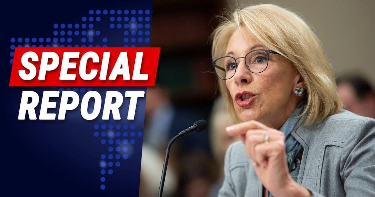 Biden Just Got Torched By Betsy DeVos - Education Chief Exposes Joe's 