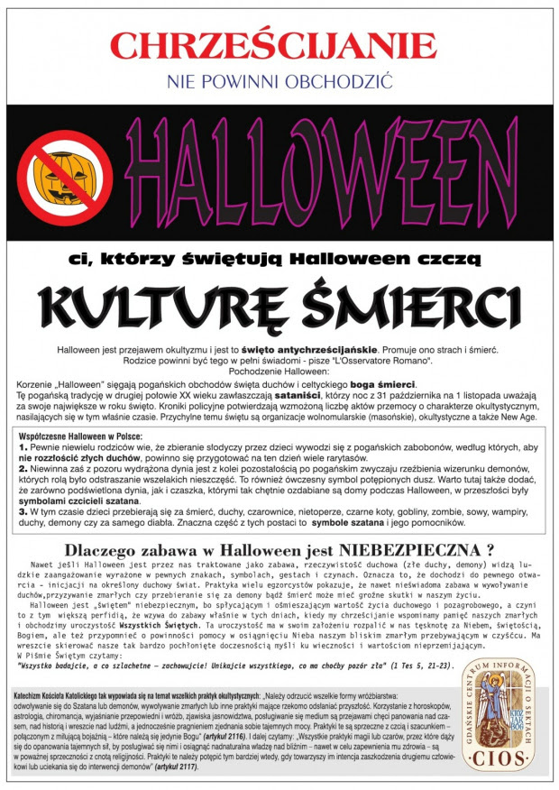 hallowen prawdziwe oblicze