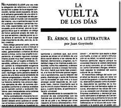 El árbol de la literatura - Juan Goytisolo