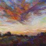 LINGER - 6" x 6" landscape pastel by Susan Roden - Posted on Monday, November 17, 2014 by Susan Roden