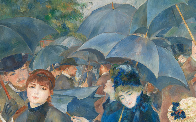 Pierre-Auguste Renoir, The Umbrellas, about 1881-6 © The National Gallery, London